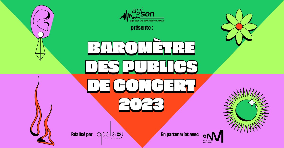 Baromètre des publics de concerts : la part du public satisfait du son en concert est en augmentation